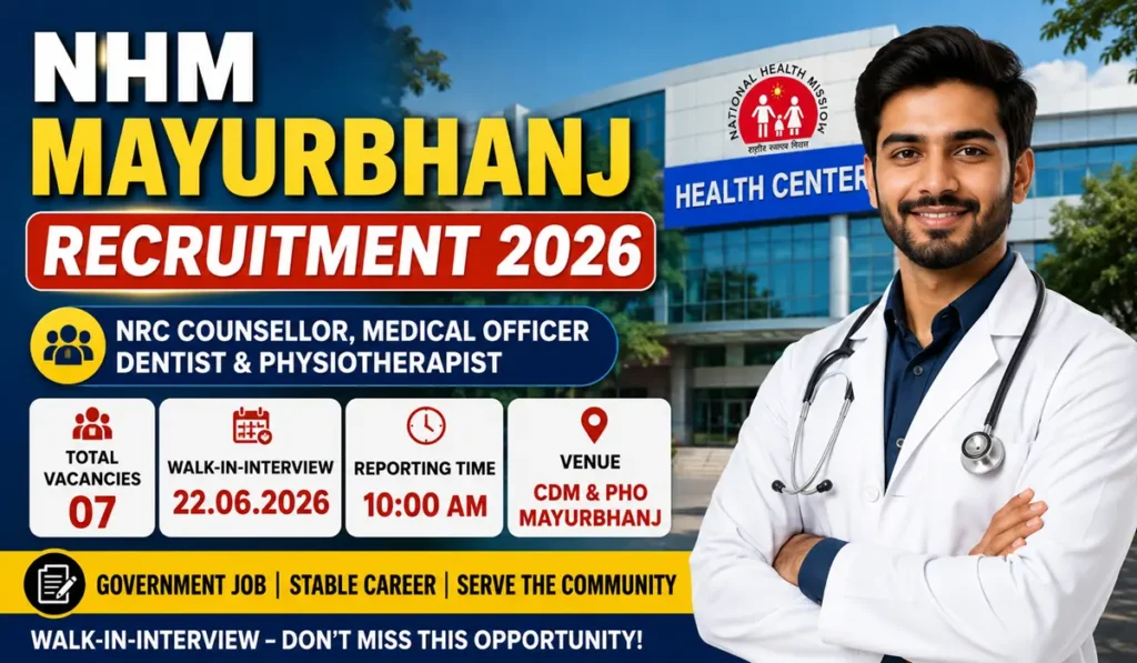 NHM Mayurbhanj Recruitment 2026