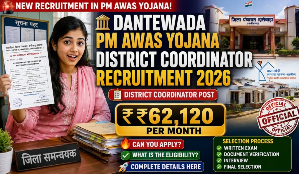 Zila Panchayat Dantewada Recruitment 2026