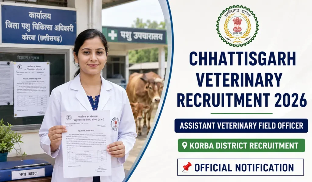 Korba Veterinary Recruitment 2026