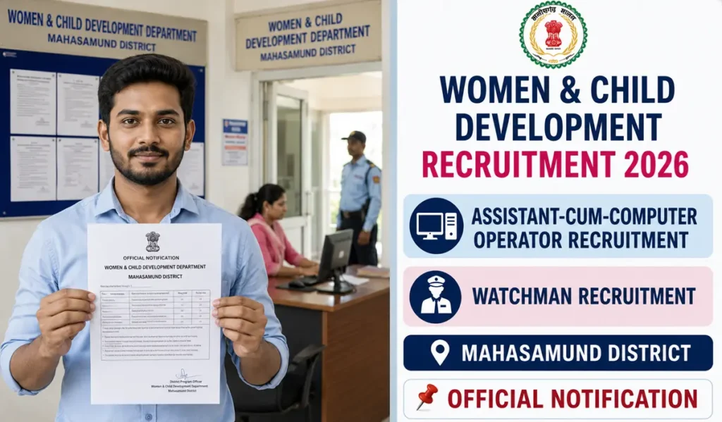 Mahasamund WCD Recruitment 2026