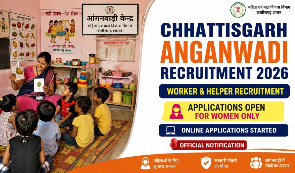 Chhattisgarh Anganwadi Recruitment 2026