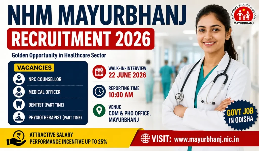 NHM Mayurbhanj Recruitment 2026