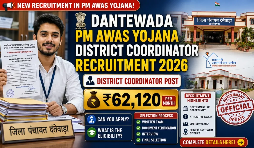 Zila Panchayat Dantewada Recruitment 2026