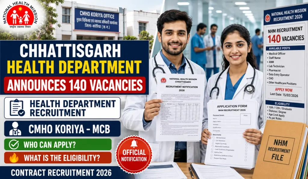 NHM Koriya Recruitment 2026