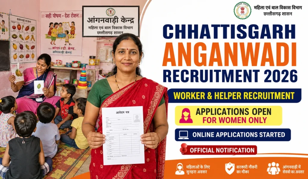 Chhattisgarh Anganwadi Recruitment 2026