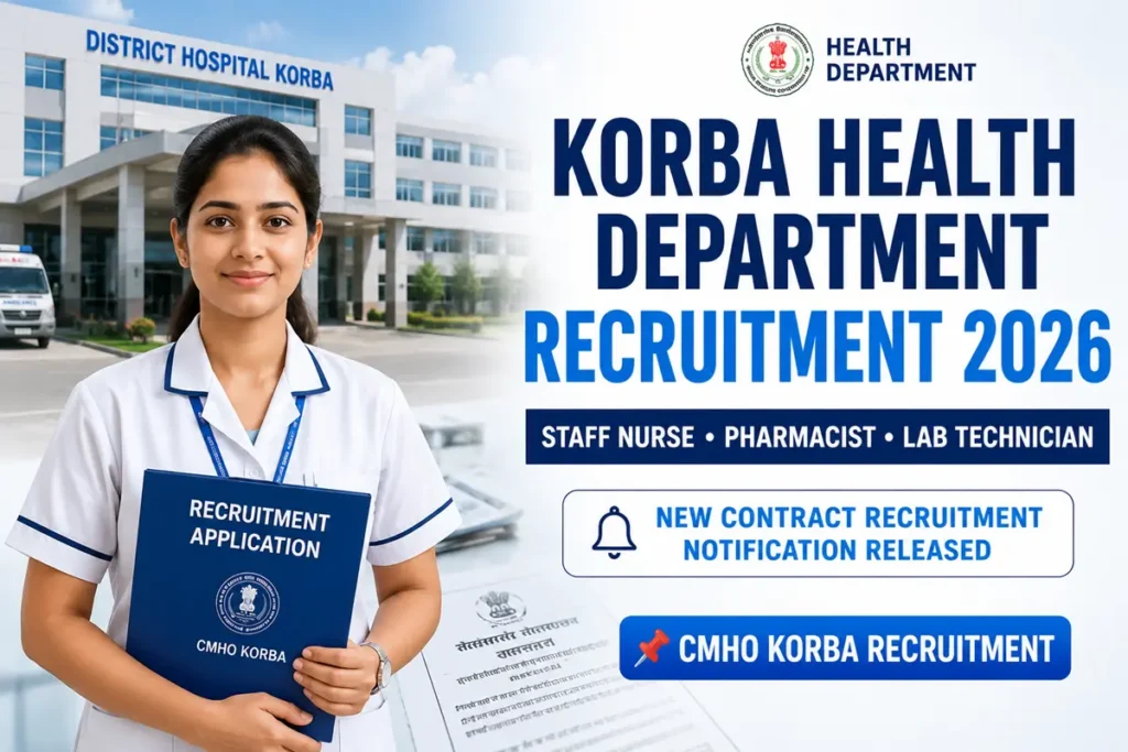 CMHO Korba Recruitment 2026