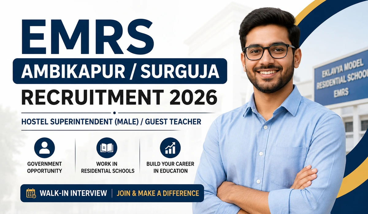 EMRS Ambikapur/Surguja Recruitment 2026