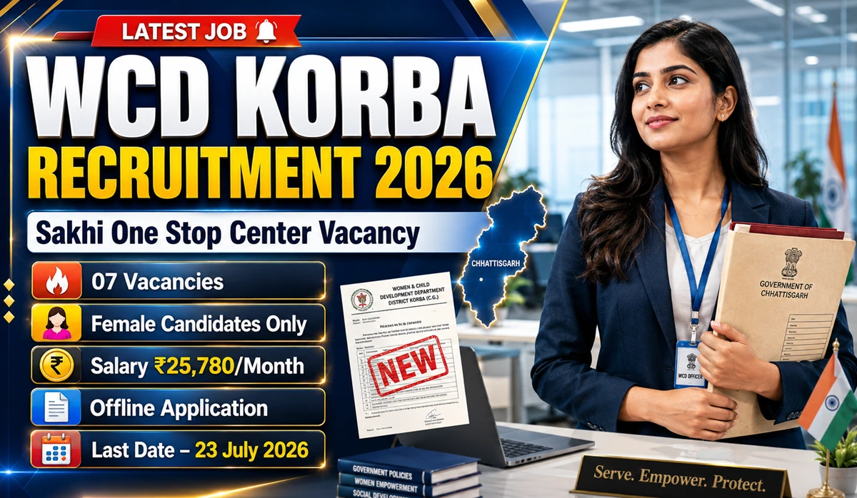 CG Sakhi One Stop Center Vacancy 2026