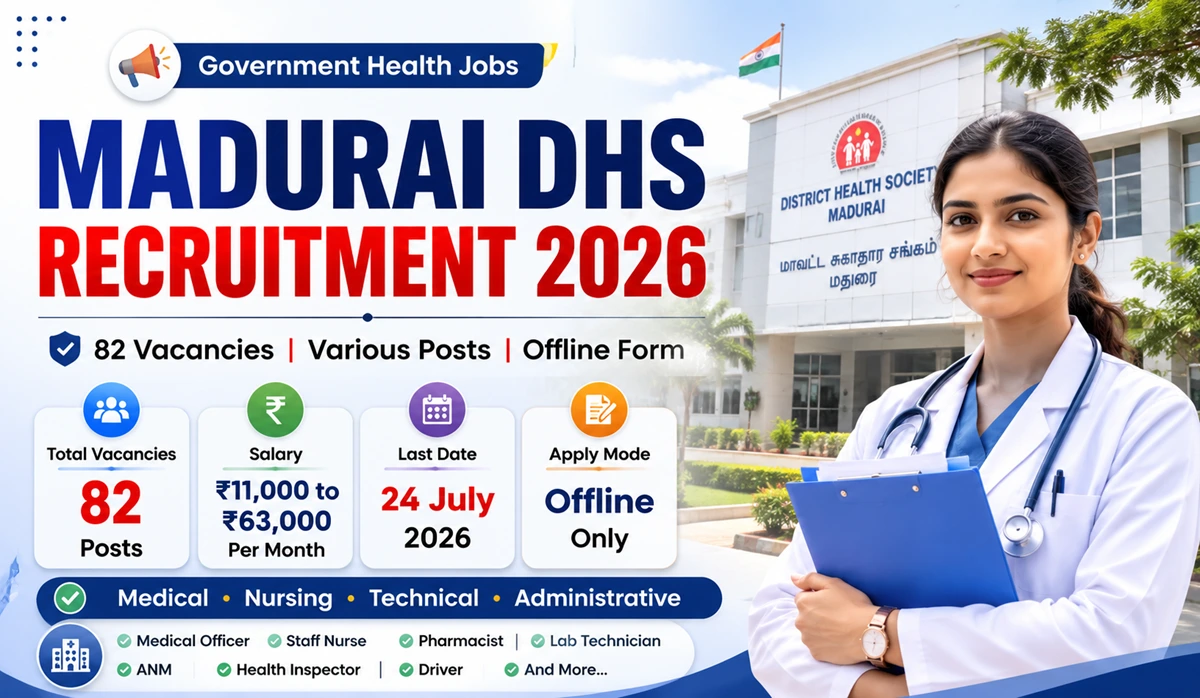 Madurai DHS Recruitment 2026