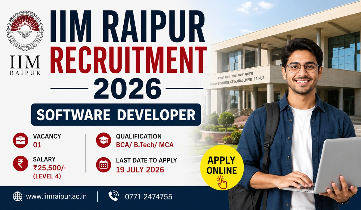 IIM Raipur Recruitment 2026